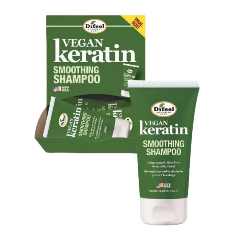 Difeel Vegan Keratin Smoothing Shampoo 2.5 oz