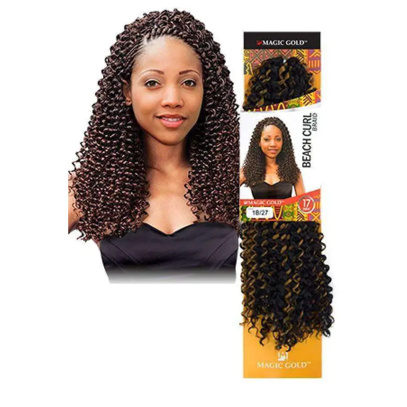 Magic Gold Beach Curl Braid 17"