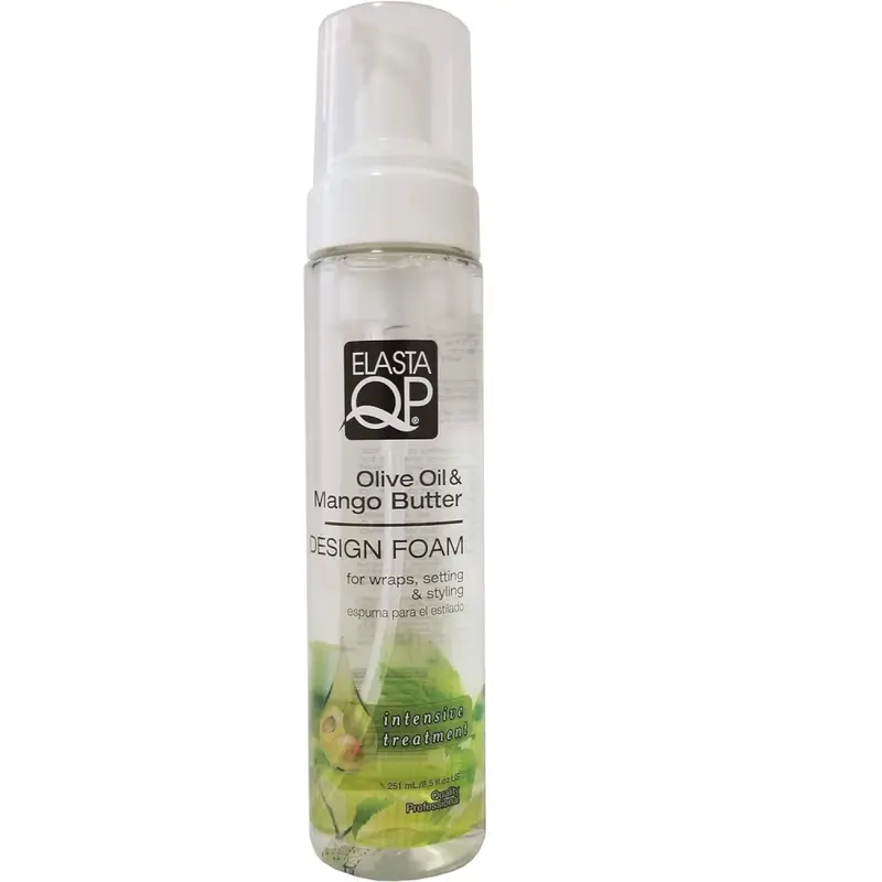 Elasta QP Olive Oil & Mango Butter Design Foam 8.5 oz