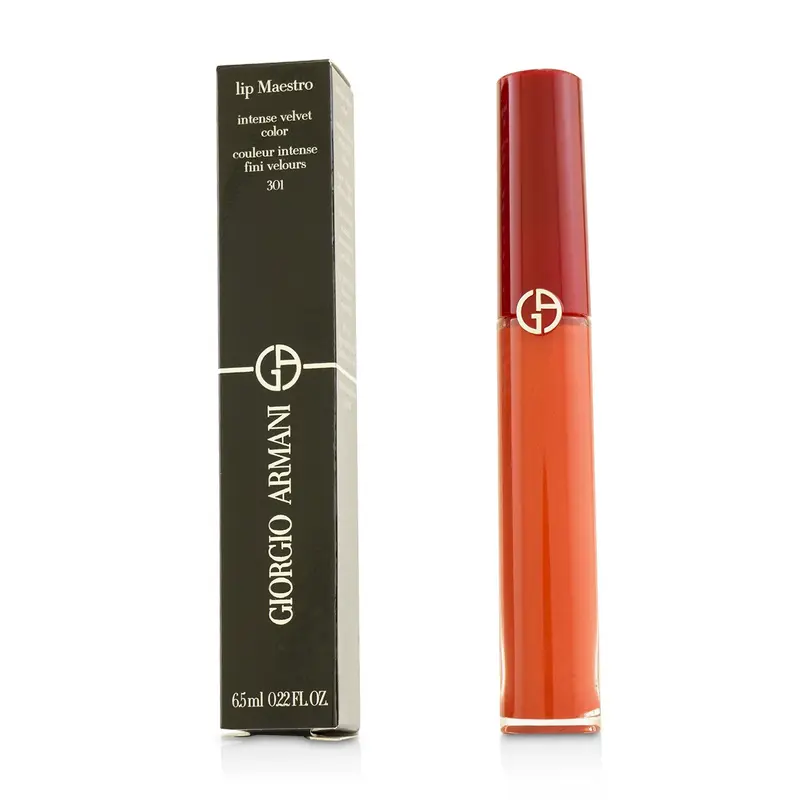 Giorgio Armani Lip Maestro Intense Velvet Color (Liquid Lipstick) - # 301 (A-List)  6.5ml/0.22oz