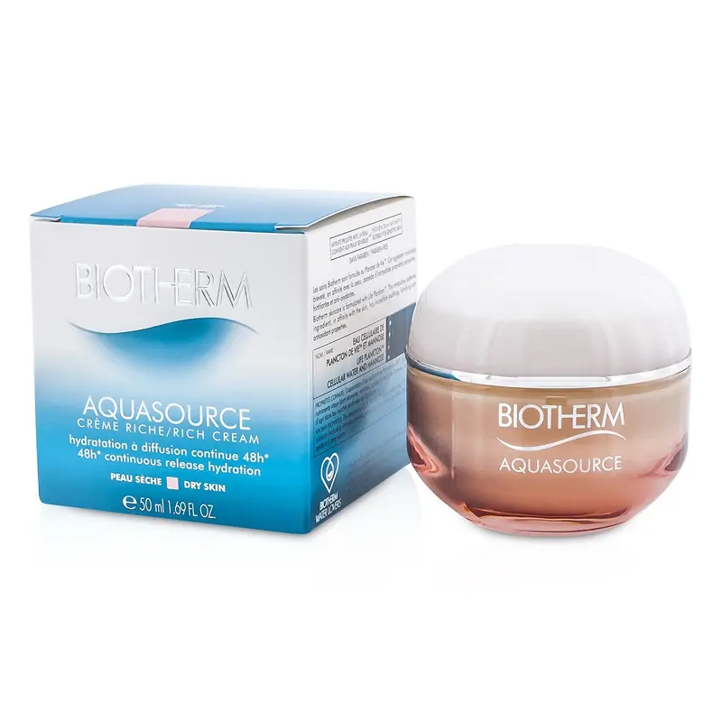 Biotherm Aquasource 48H Continuous Release Hydration Rich Cream - For Dry Skin  50ml/1.69oz