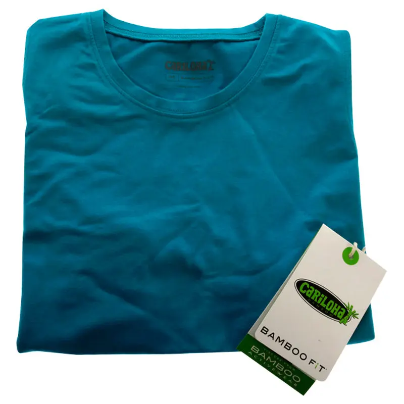 Cariloha Bamboo Sleeveless T-Shirt - Teal by Cariloha for Women - 1 Pc T-Shirt (M)
