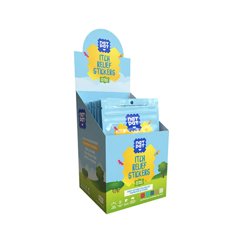 NATPAT Organic Itch Relief Stickers x 30 Pack