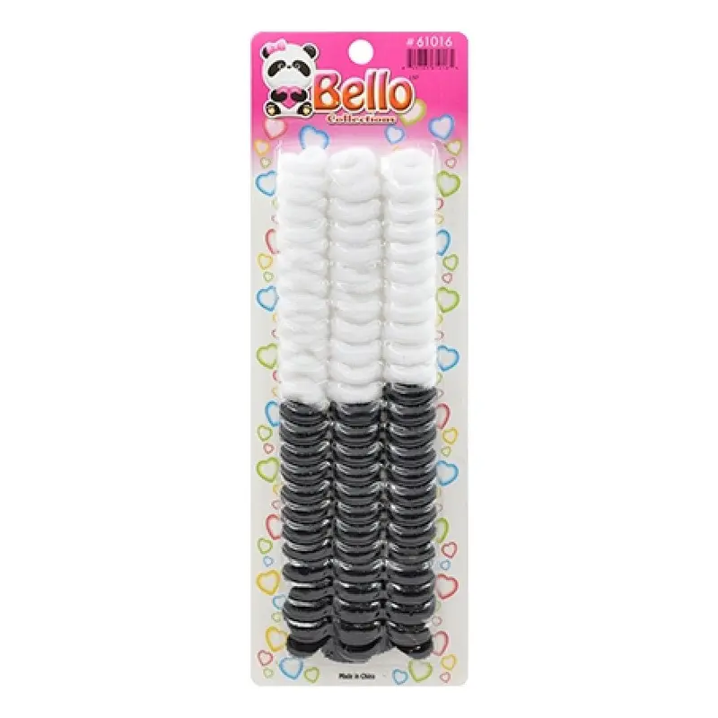 Bello O-Ring Small Ponytailers - Black & White #61016