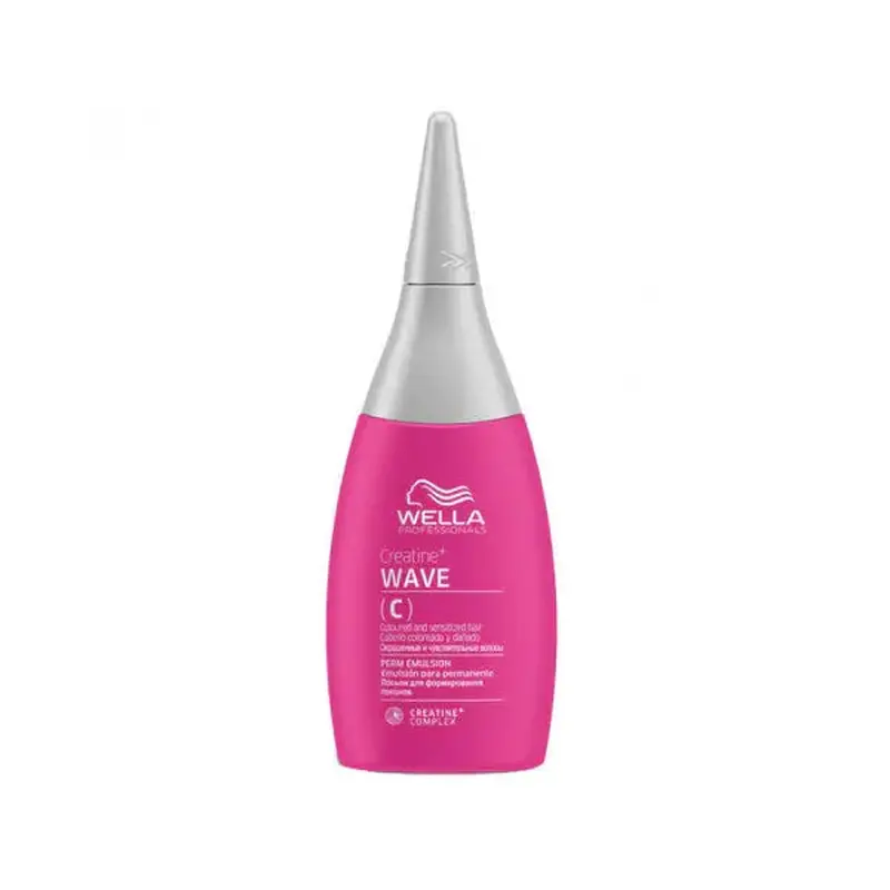Wella Creatine+Wave Perm Emulsion for Coloured and Sensitized Hair 75ml