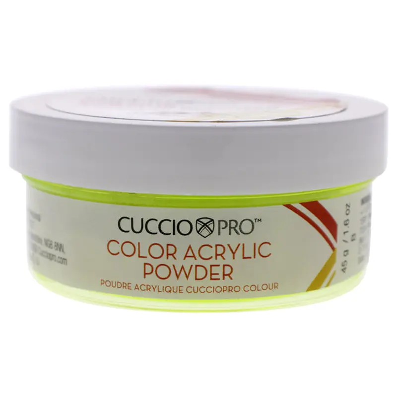 Cuccio Pro Colour Acrylic Powder - Neon Pineapple by Cuccio Pro for Women - 1.6 oz Acrylic Powder
