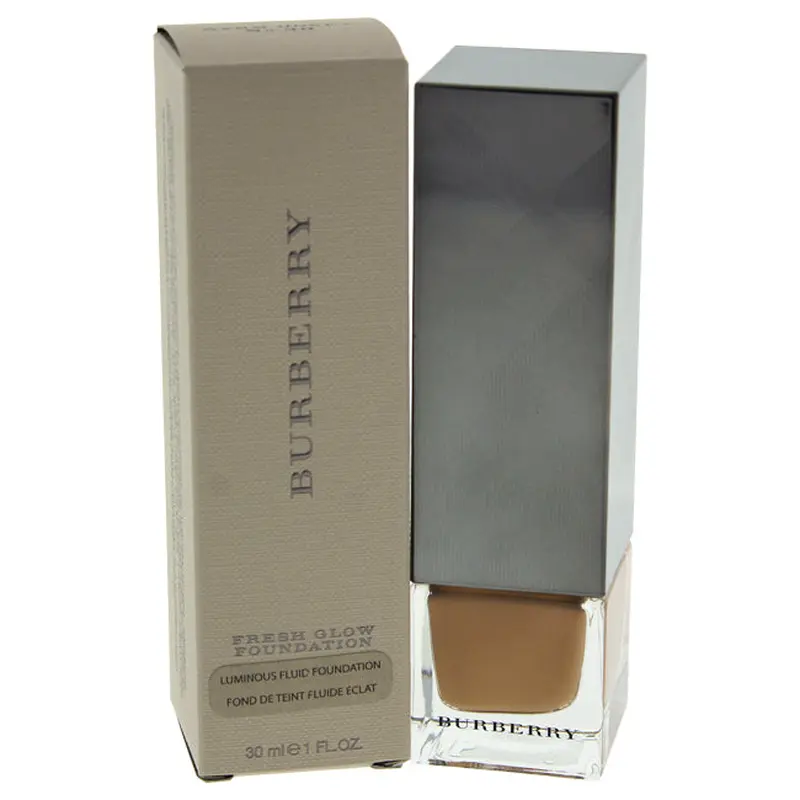 Burberry Fresh Glow Foundation Sunscreen Broad Spectrum SPF 12 - # 38 Warm Honey by Burberry for Women - 1 oz Foundation