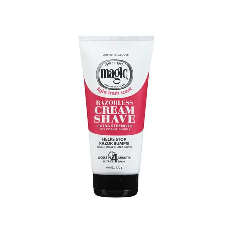 Magic Extra Strength Razorless Cream Shave 6 oz