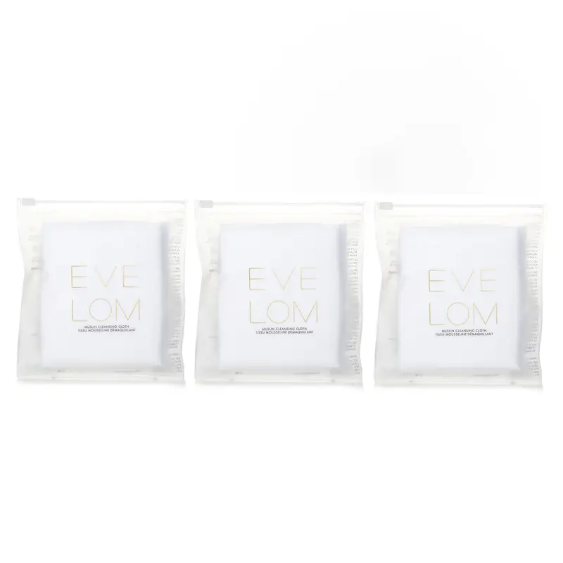 Eve Lom Super Saver Pack3 Muslin Cloths x3  3pcs x3