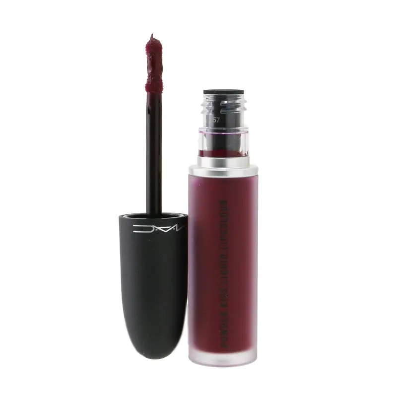 MAC Powder Kiss Liquid Lipcolour - # 983 Burning Love  5ml/0.17oz