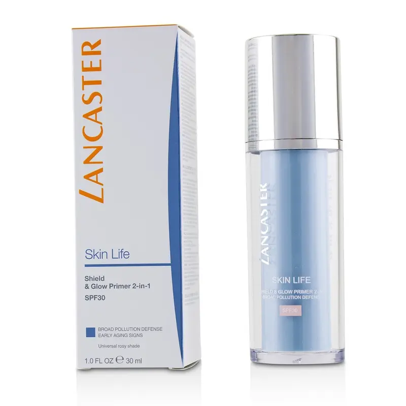 Lancaster Skin Life Shield & Glow Primer 2-in-1 SPF 30 - Universal Rosy Shade  30ml/1oz
