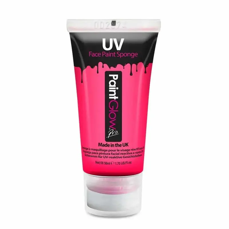 PaintGlow Pro UV Face & Body Sponge 50ml  - Pink