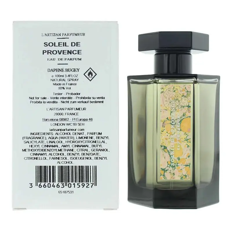 L'artisan Parfumeur Soleil De Provence Tester Eau de Parfum 100ml