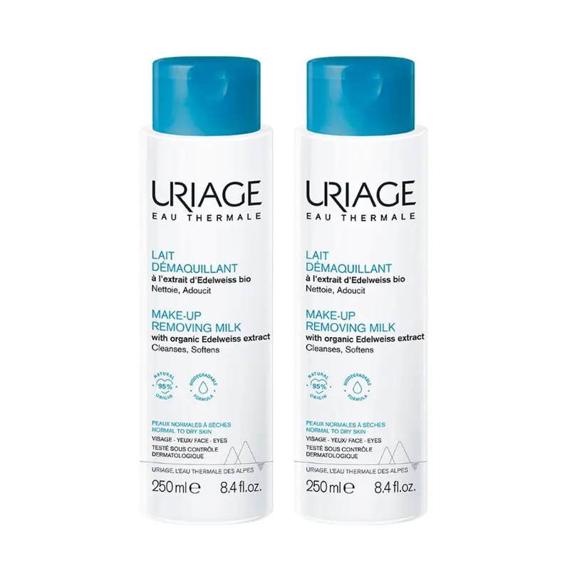 URIAGE Lait Dmaquillant Make-up Cleansing Milk 250ml x 2