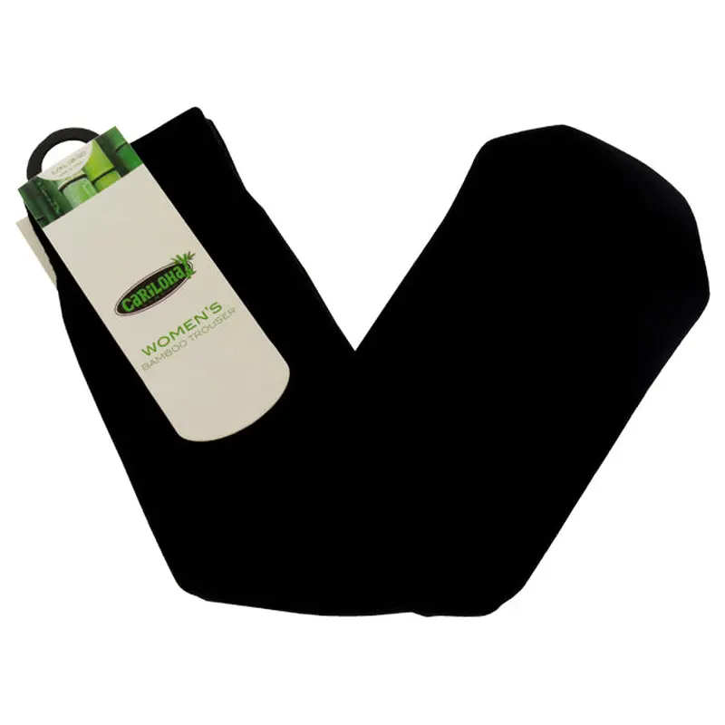 Cariloha Bamboo Trouser Socks - Black by Cariloha for Women - 1 Pair Socks (L/XL)