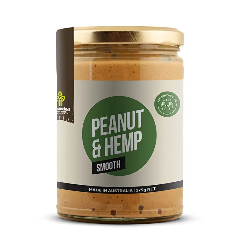 Grounded Spread Peanut & Hemp Smooth 375g