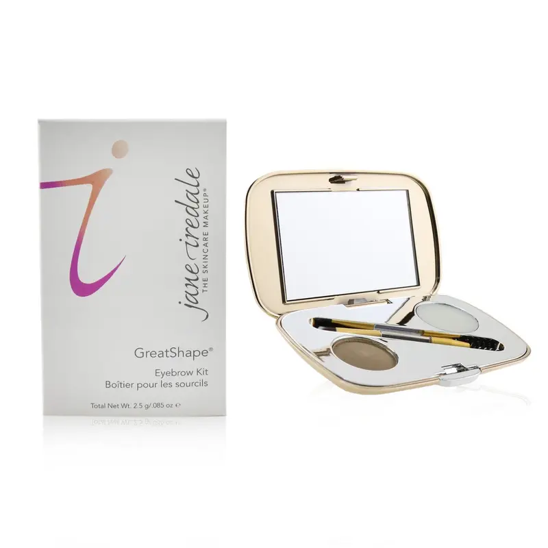 Jane Iredale GreatShape Eyebrow Kit (1x Brow Powder, 1x Brow Wax, 1x Applicator) - Ash Blonde  2.5g/0.085oz