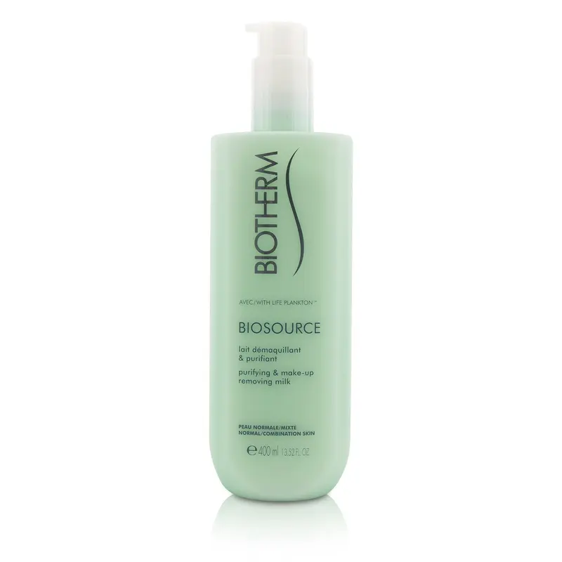Biotherm Biosource Purifying & Make-Up Removing Milk - For Normal/Combination Skin  400ml/13.52oz