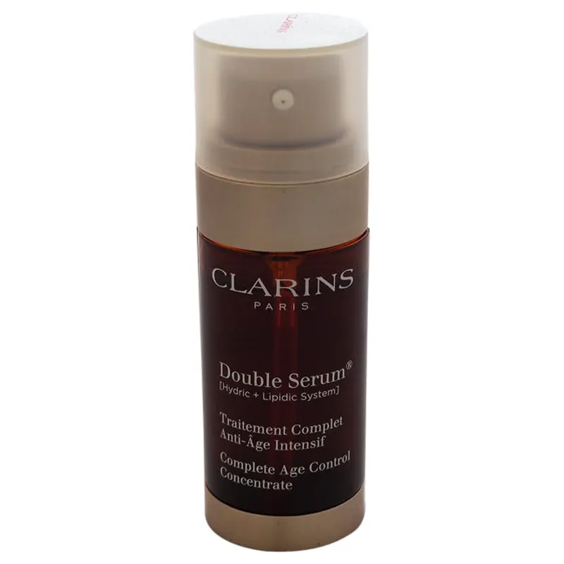 Clarins Double Serum Complete Age Control Concentrate by Clarins for Unisex - 1 oz Serum (Unboxed)