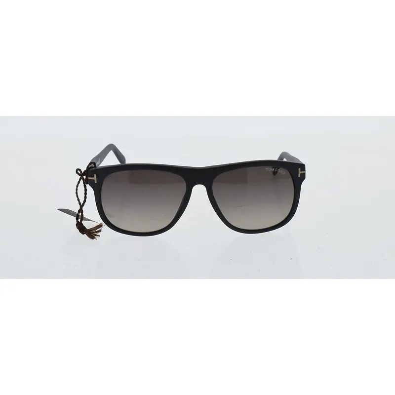 Tom Ford Tom Ford TF236 02D Olivier Polarized - Matte Black/Brown Gradient Polarized by Tom Ford for Women - 58-15-145 mm Sunglasses