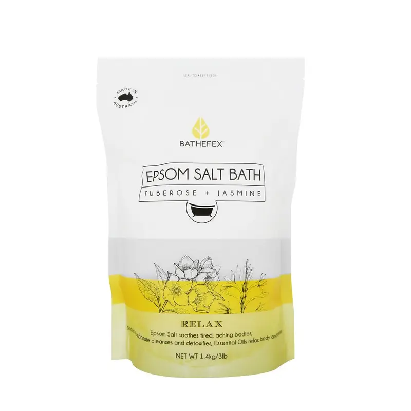 Bathefex Epsom Salts Bath 1.4 kg - Tuberose + Jasmine