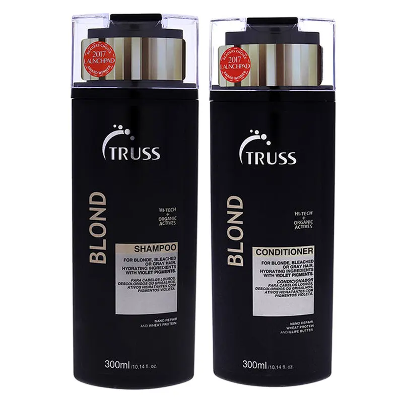 Truss Blond Shampoo and Conditioner Kit by Truss for Unisex - 2 Pc Kit 10.14 oz Shampoo, 10.14 oz Conditioner