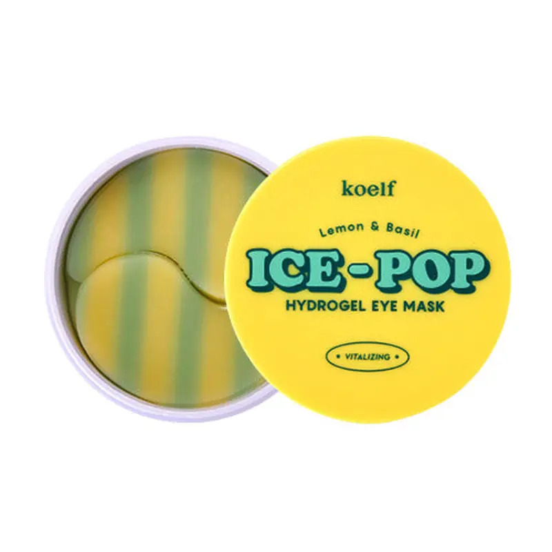 koelf Lemon & Basil Ice-pop Hydrogel Eye Mask 60ea (30usage)
