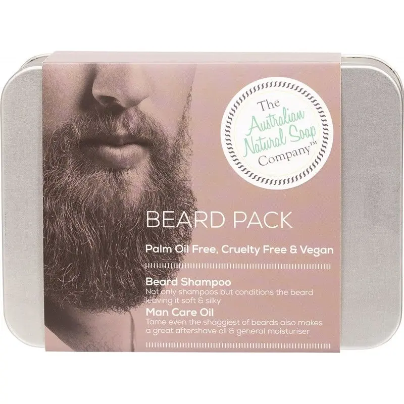 The Australian Natural Soap Co Beard Pack X2