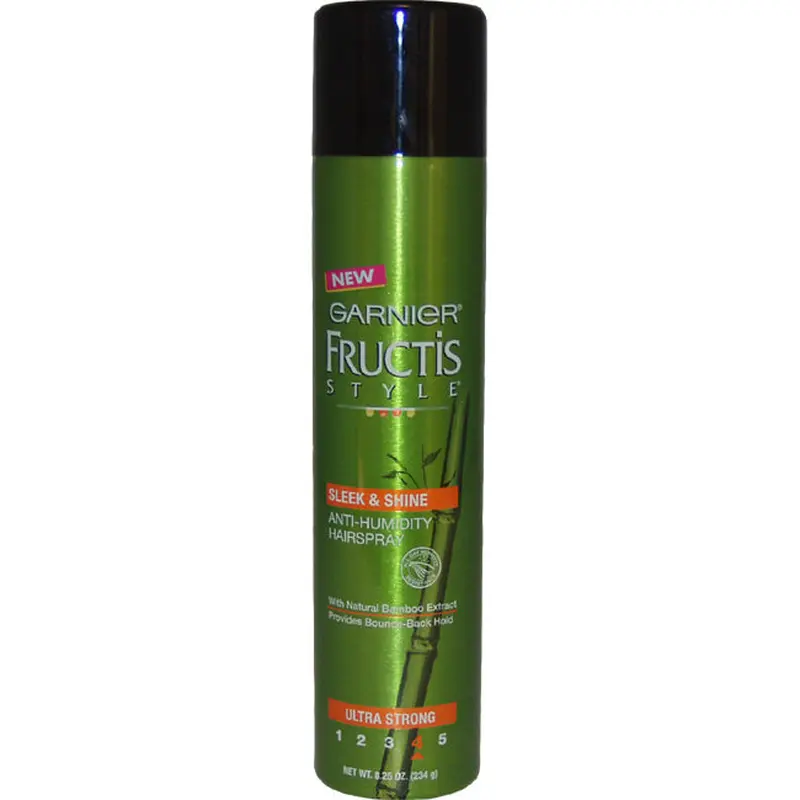 Garnier Fructis Sleek Shine Anti-Humidity Hairspray by Garnier for Unisex - 8.25 oz Hairspray