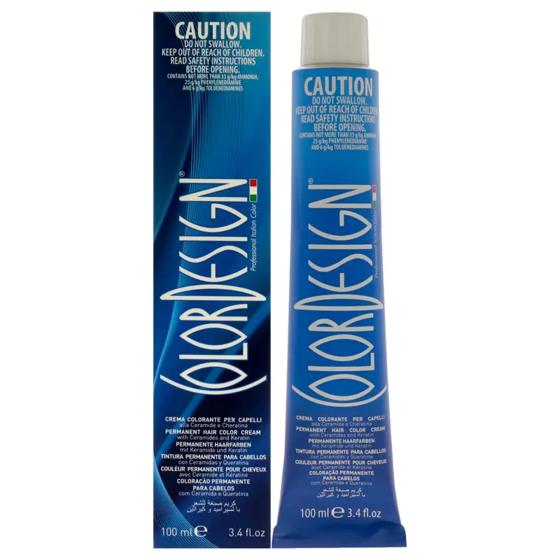 ColorDesign Permanent Hair Color - 2 Darkest Brown by ColorDesign for Unisex - 3.4 oz Hair Color