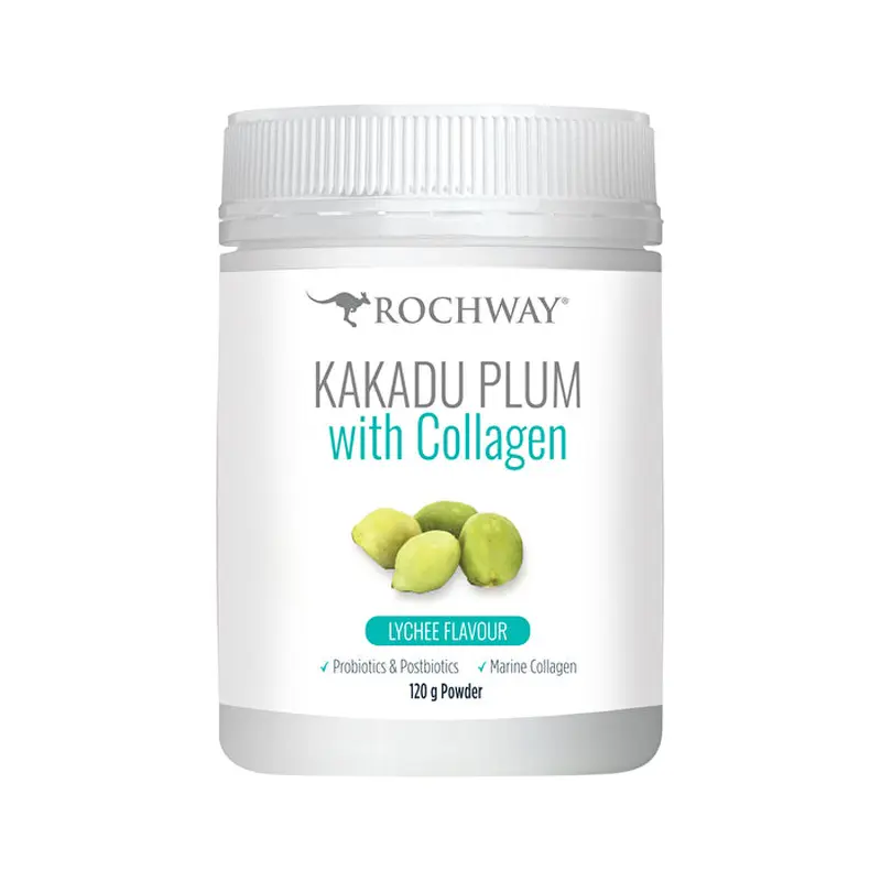 Rochway Kakadu Plum with Collagen (Lychee Flavour) 120g