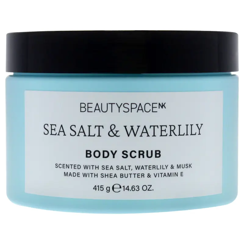 SpaceNK Beauty Space Body  Scrub - Sea Salt and Waterlily by SpaceNK for Unisex - 14.63 oz Body Scrub