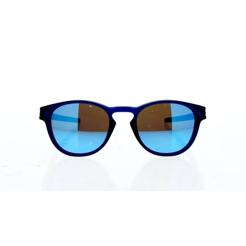 Oakley Oakley OO9265-14 Latch - Matte Trans Blue/Sapphire Iridium by Oakley for Unisex - 53-21-139 mm Sunglasses