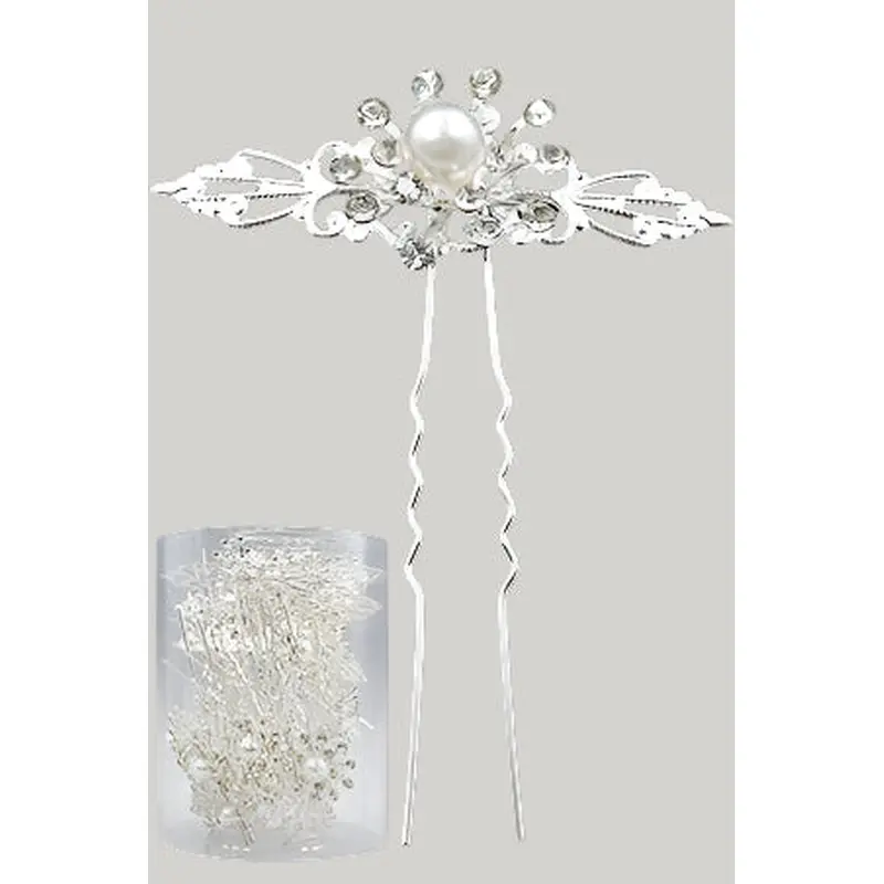 Magic Gold Fashion Hair Pins #8896 Silver