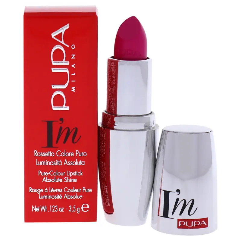Pupa Milano I Am Pure-Colour Lipstick - 405 Electric Fuchsia by Pupa Milano for Women - 0.123 oz Lipstick