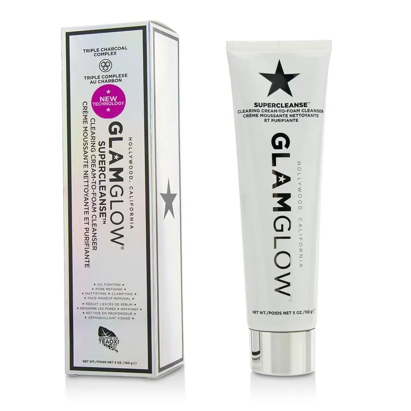 Glamglow Supercleanse Clearing Cream-To-Foam Cleanser  150g/5oz