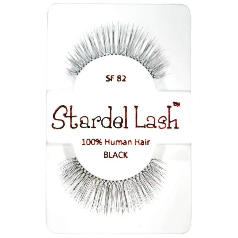 Stardel Lash 100% Human Hair Lashes - SF 82 Black