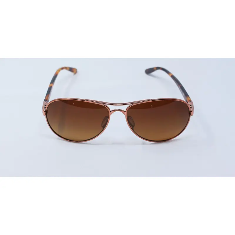 Oakley Oakley Tie Breaker OO4108-04 - Rose Gold/Brown Gradient Polarized by Oakley for Women - 56-13-135 mm Sunglasses