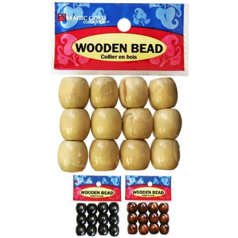 144 Wooden Beads - Large