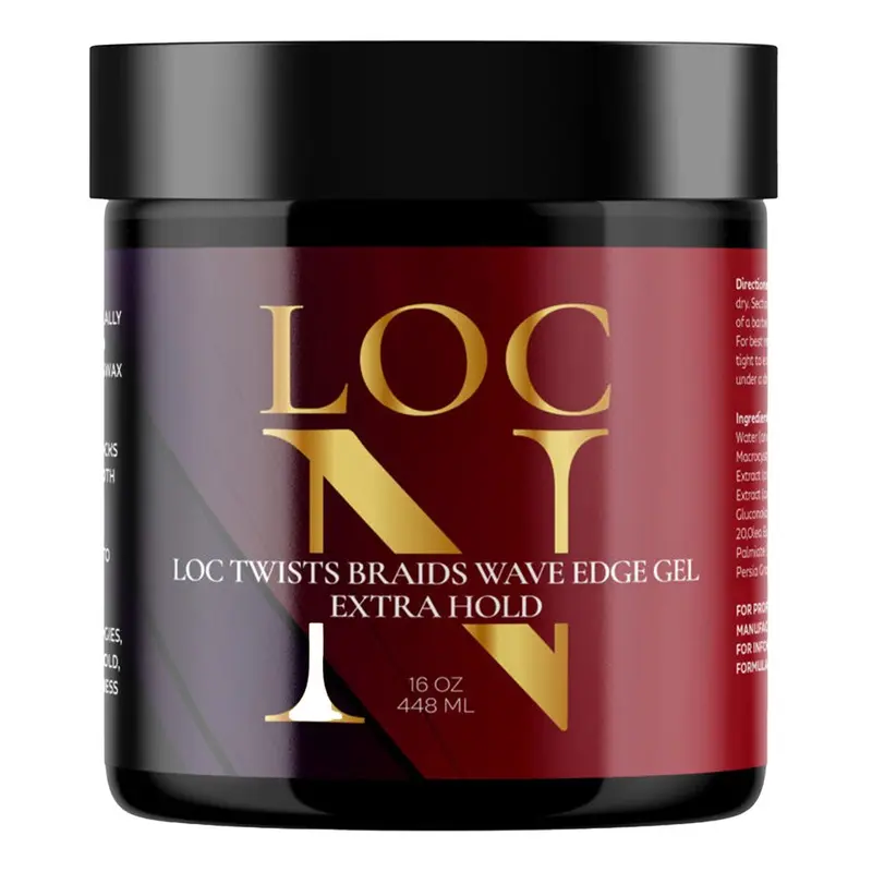 Loc N Loc, Twists, Braids, Wave Edge Gel - Extra Hold