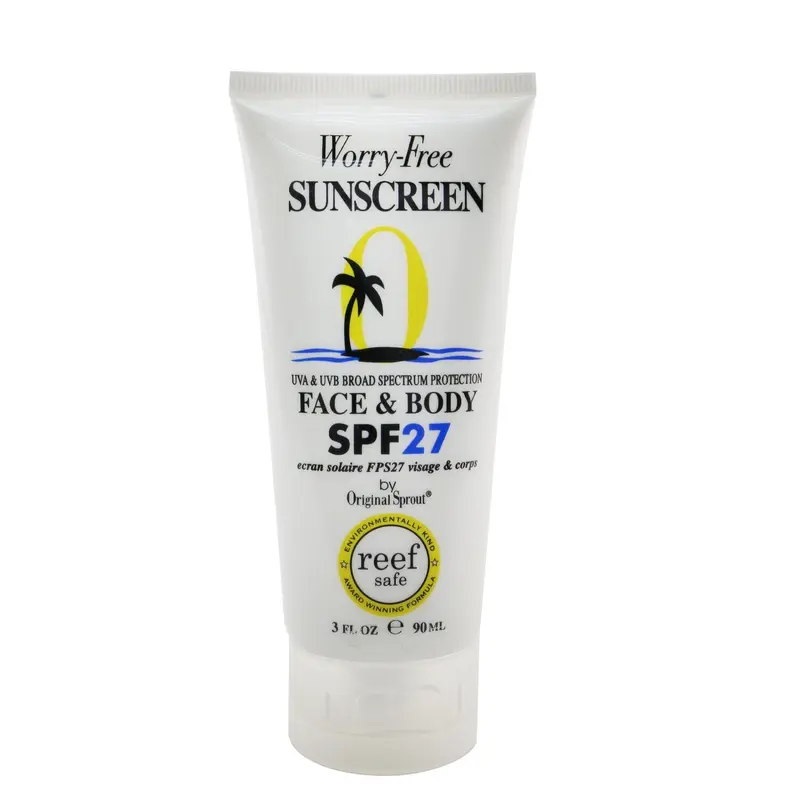 Original Sprout Tahitian Family Collection Face & Body SPF 27 Non-Greasy Suncreen (Exp. Date 09/2021)  90ml/3oz
