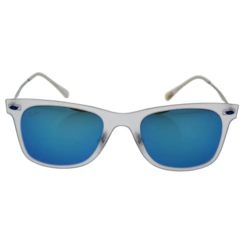 Ray Ban Ray Ban RB 4210 646/55 - Transparent Silver/Blue by Ray Ban for Unisex - 50-22-140 mm Sunglasses