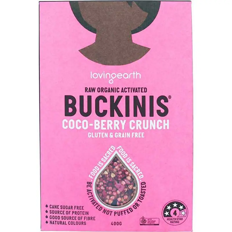Loving Earth Buckinis Coco-Berry Crunch 400g