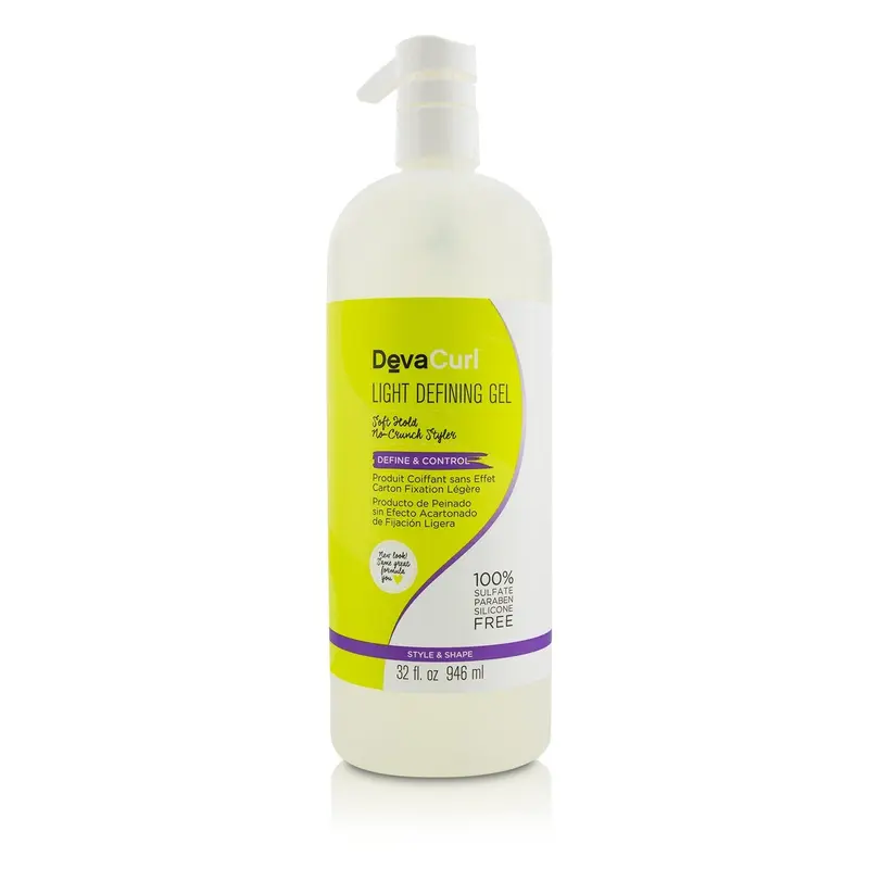 DevaCurl Light Defining Gel (Soft Hold No-Crunch Styler - Define & Control)  946ml/32oz