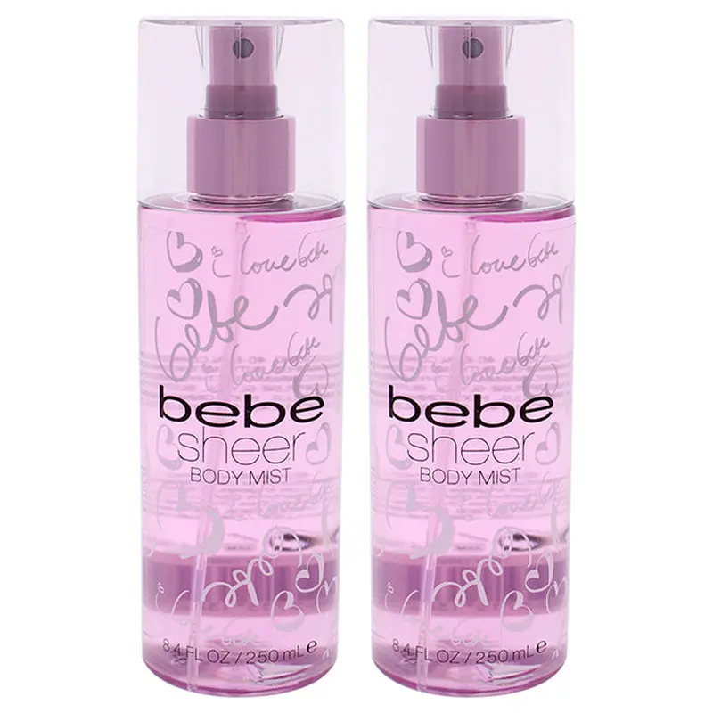 Bebe Bebe Sheer by Bebe for Women - 8.4 oz Body Mist - Pack of 2