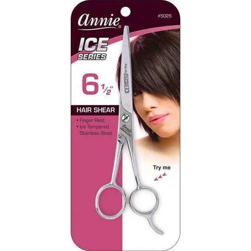 Annie #5025 Ice Tempered Stainless Steel Hair Shears 6.5"