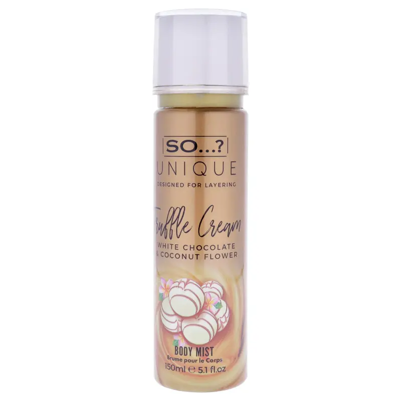 So? Unique Body Mist - Truffle Cream by So? for Women - 5.1 oz Body Mist
