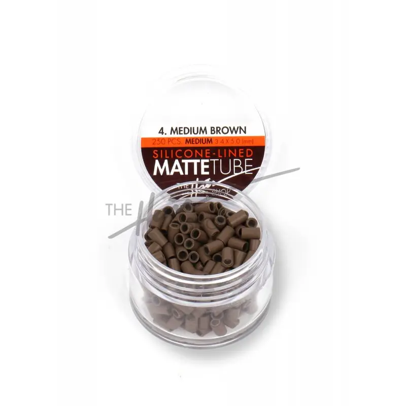 The Hair Shop Mattetube Silicone Lined (Medium) 3.4mm x 5.0mm
