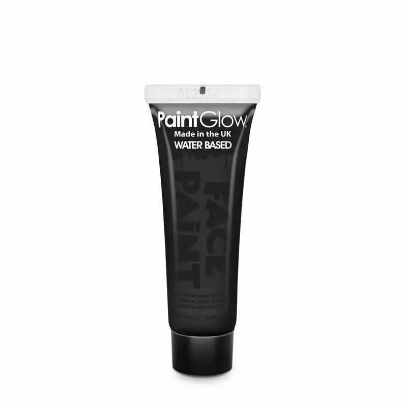 PaintGlow Face Paint Water Based 13ml  - Black