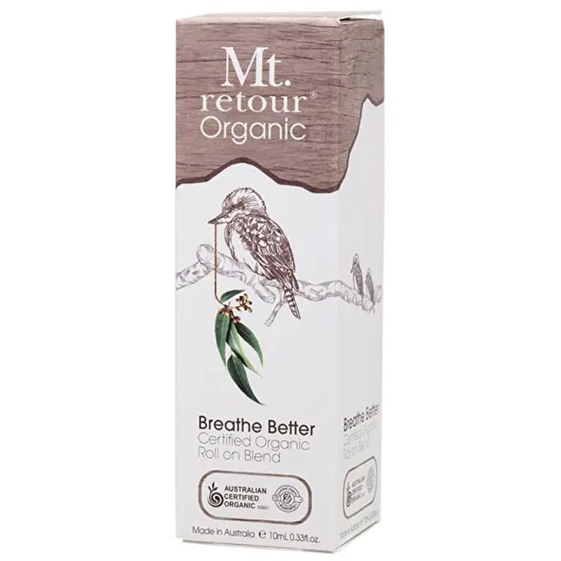 Mt Retour Essential Oil 100% Breathe Better Blend Roll-on 10ml
